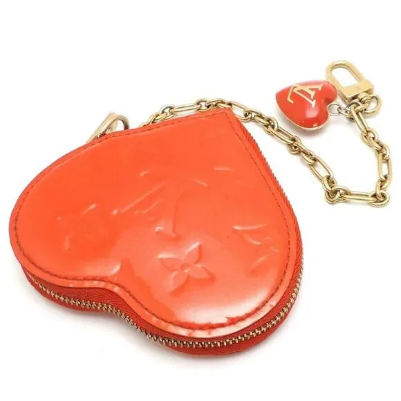 Louis Vuitton Coin Purse Vernis Orange #129181L28B - Picture 4 of 8